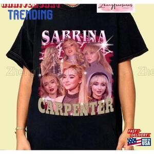 Sabrina Carpenter Shirt Fan Music Tour Tshirt Classic